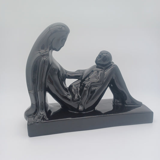 Haeger Post Modern Mother and Child Figurine