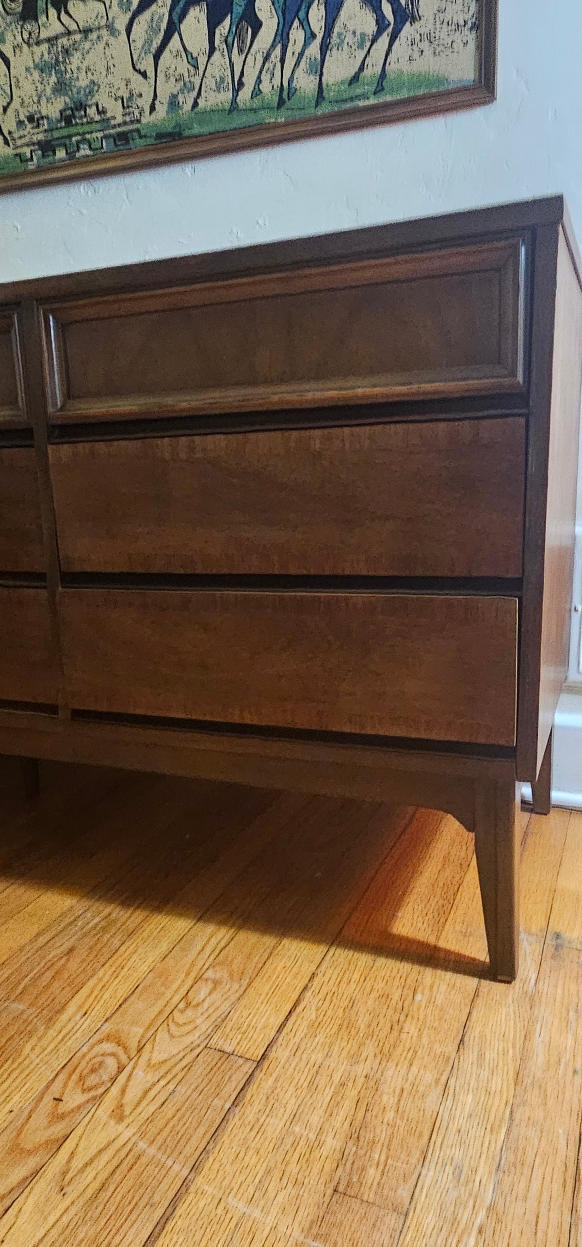 Mid Century Modern Dixie Lowboy Dresser Credenza