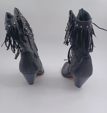 Santa Fe Cowgirl Boots Black