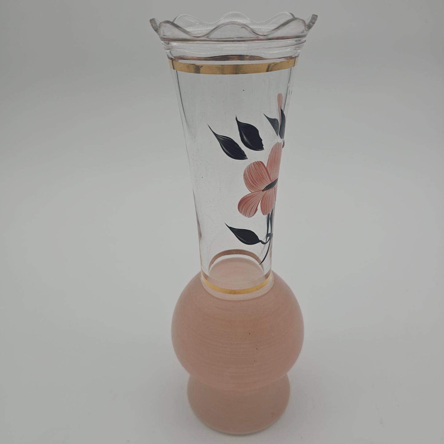 Vintage Bartlett Collins hand painted Bud vase