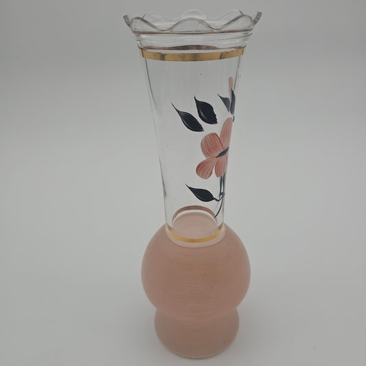 Vintage Bartlett Collins hand painted Bud vase