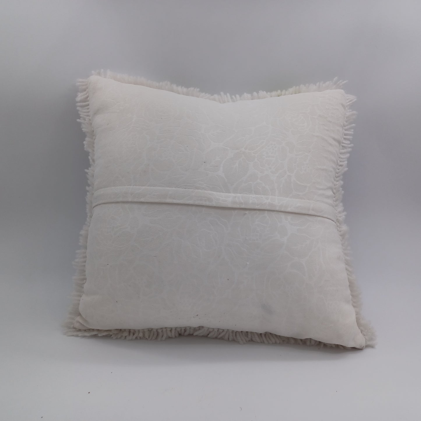 Hand-crafted Latchhook Butterfly Pillow