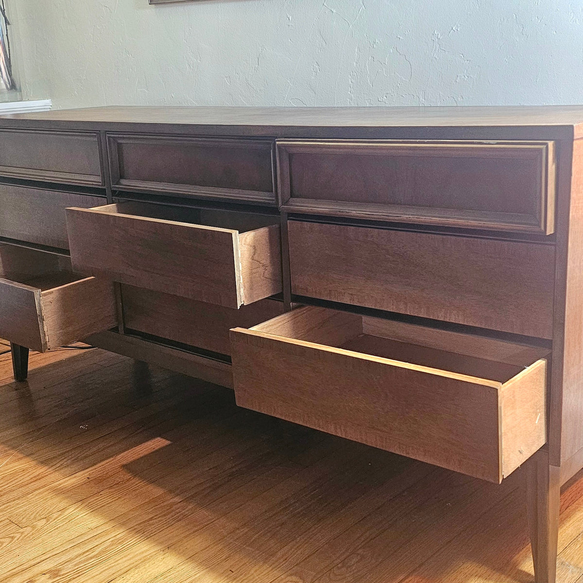 Mid Century Modern Dixie Lowboy Dresser Credenza