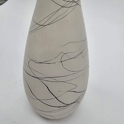 Vintage Frosted Glass Bud Vase