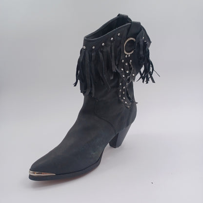 Santa Fe Cowgirl Boots Black